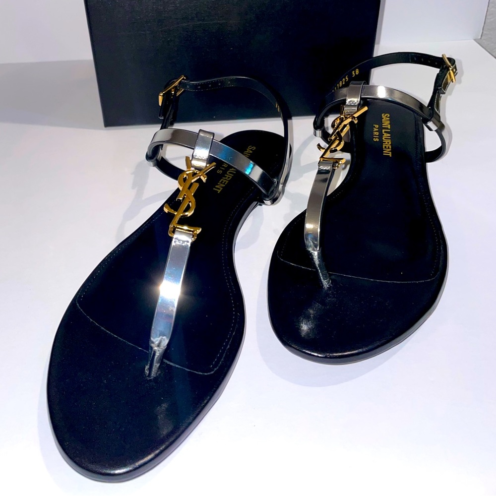 Brand new Authentic Saint Laurent Cassandra Sandal